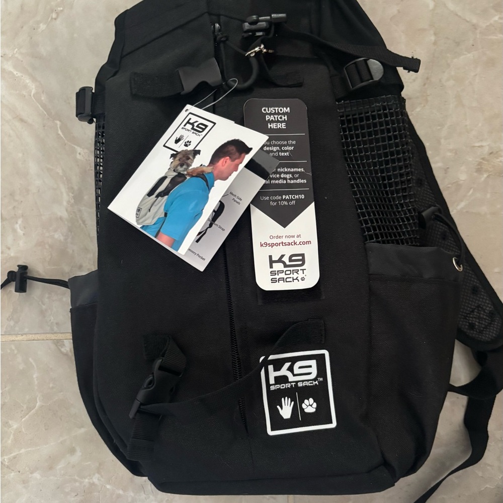 Black Backpack for Small Dogs